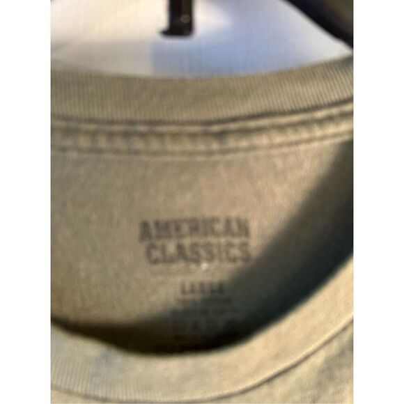 American Class Yellowstone Dutton ranch t-shirt large green - Picture 3 of 8